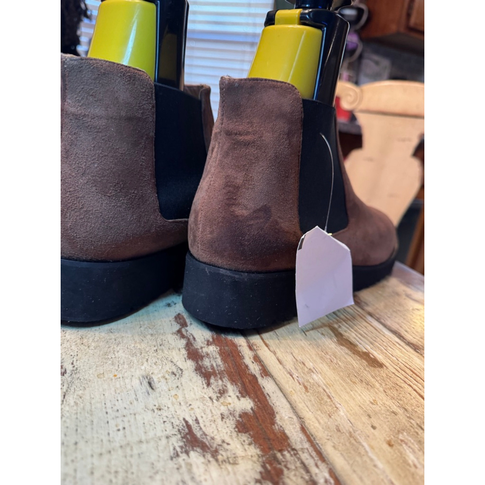 AMALFI | NWT Brown Suede Ankle Boots & Booties Size 12.5 - Picture 7 of 9